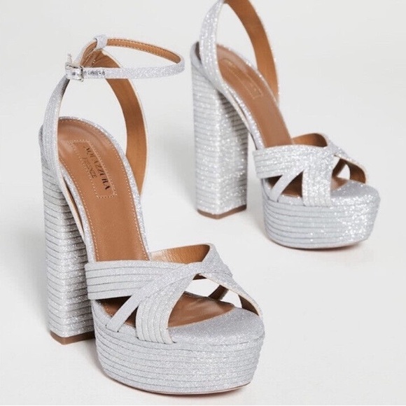 Brand new AQUAZZURA platform heels - Picture 1 of 7